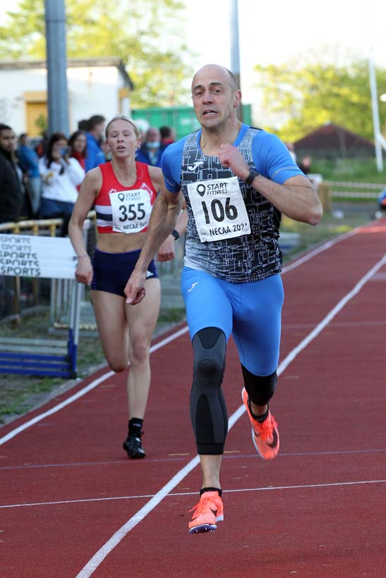 200 metres, 2021 North East Grand Prix No. 2, Monkton, Wednesday, May 19th. Photo: David T. Hewitson/Sports for All Pics